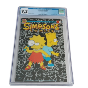 Simpsons Comics #3 CGC 9.2 White Pages Bongo Group Comic Book